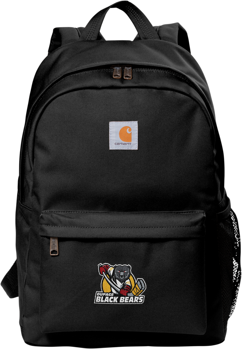 Dupage Black Bears Carhartt Canvas Backpack