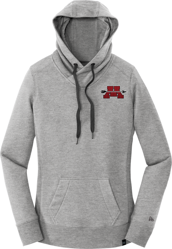 Mercer Arrows New Era Ladies French Terry Pullover Hoodie