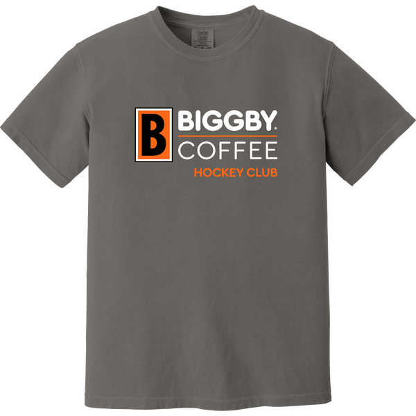 Biggby Coffee Hockey Club Heavyweight Ring Spun Tee