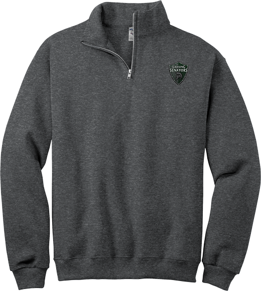 Lansing Senators NuBlend 1/4-Zip Cadet Collar Sweatshirt