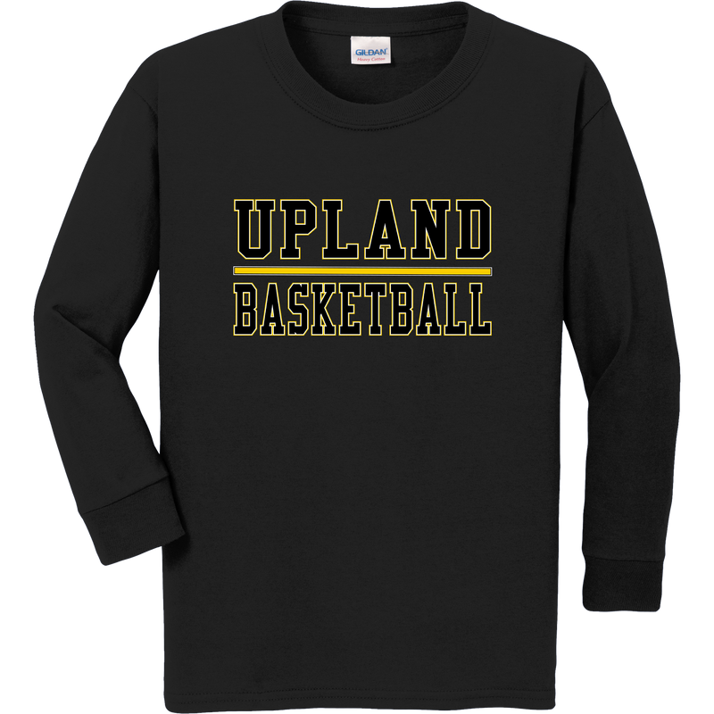 Upland Basketball Youth Heavy Cotton Long Sleeve T-Shirt