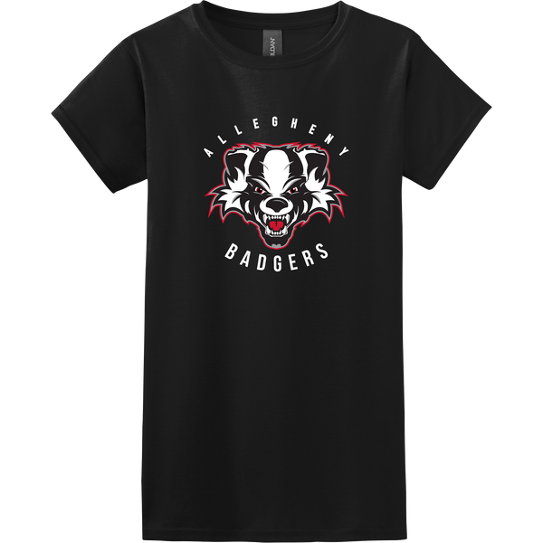 Scary Badgers Softstyle Ladies' T-Shirt