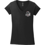 Grundy Senators Softstyle Ladies Fit V-Neck T-Shirt