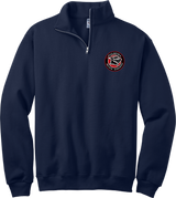 Palmyra Black Knights NuBlend 1/4-Zip Cadet Collar Sweatshirt