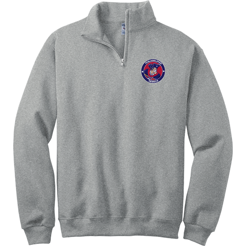 Philadelphia Rebels NuBlend 1/4-Zip Cadet Collar Sweatshirt