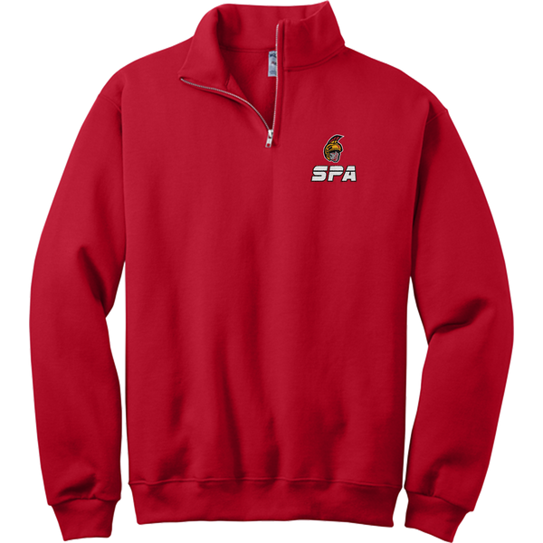 Seacoast Spartans (SPA) NuBlend 1/4-Zip Cadet Collar Sweatshirt