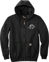 Allegheny Badgers Carhartt Midweight Hooded Zip-Front Sweatshirt