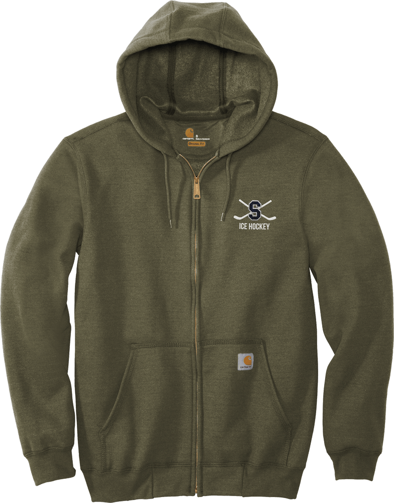 Midd South Hockey Carhartt Midweight Hooded Zip-Front Sweatshirt