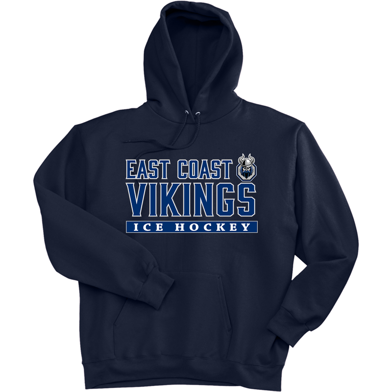 East Coast Vikings (Mens) Ultimate Cotton - Pullover Hooded Sweatshirt