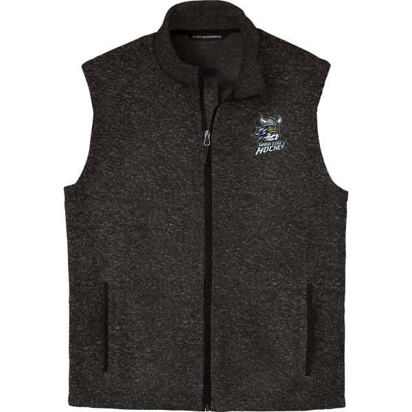 Hard Edge Hockey Sweater Fleece Vest