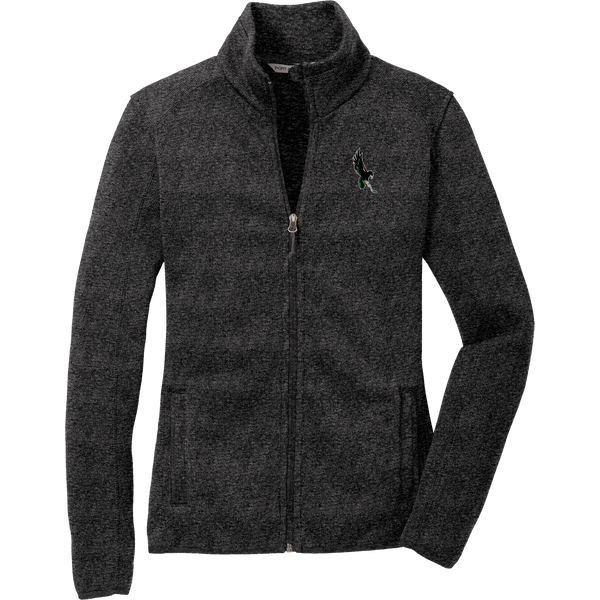 Wilmington Nighthawks Ladies Sweater Fleece Jacket