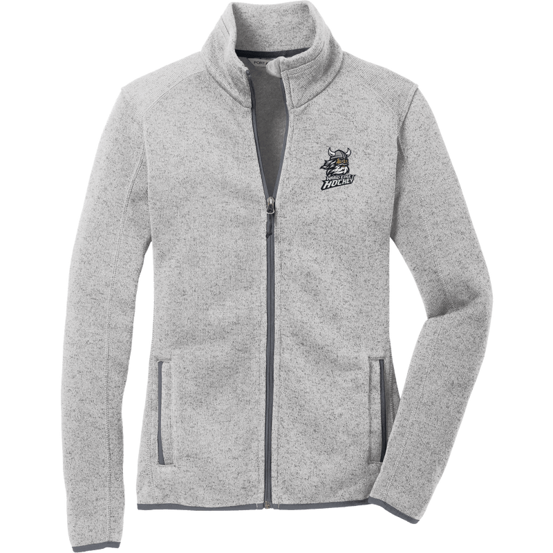 Hard Edge Hockey Ladies Sweater Fleece Jacket