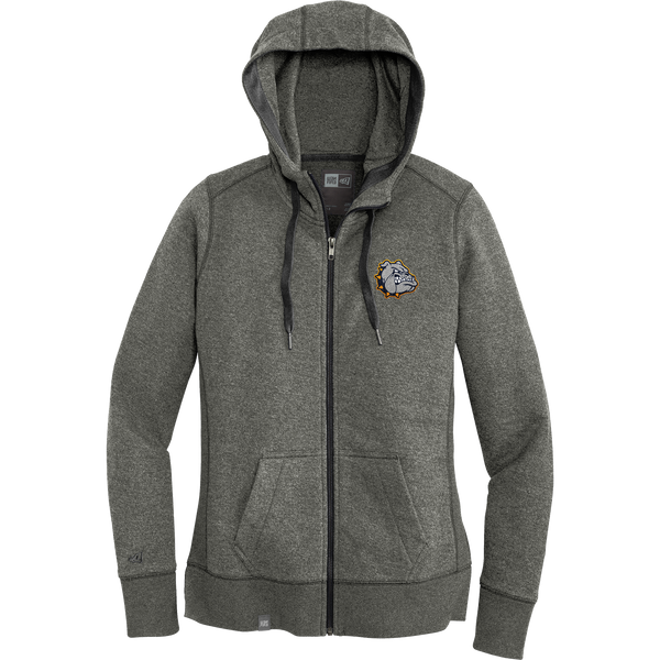 Chelsea Bulldogs New Era Ladies French Terry Full-Zip Hoodie