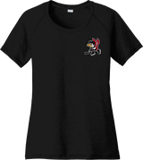 Benet Hockey Ladies PosiCharge Tri-Blend Wicking Scoop Neck Raglan Tee