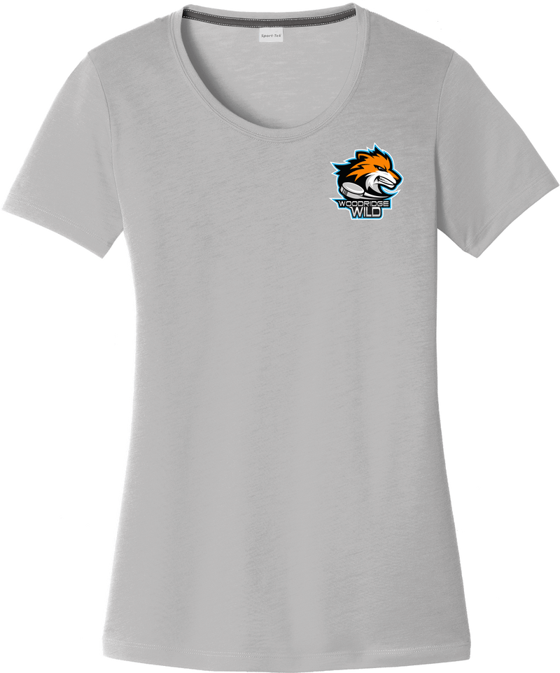 Woodridge Wild Ladies PosiCharge Competitor Cotton Touch Scoop Neck Tee