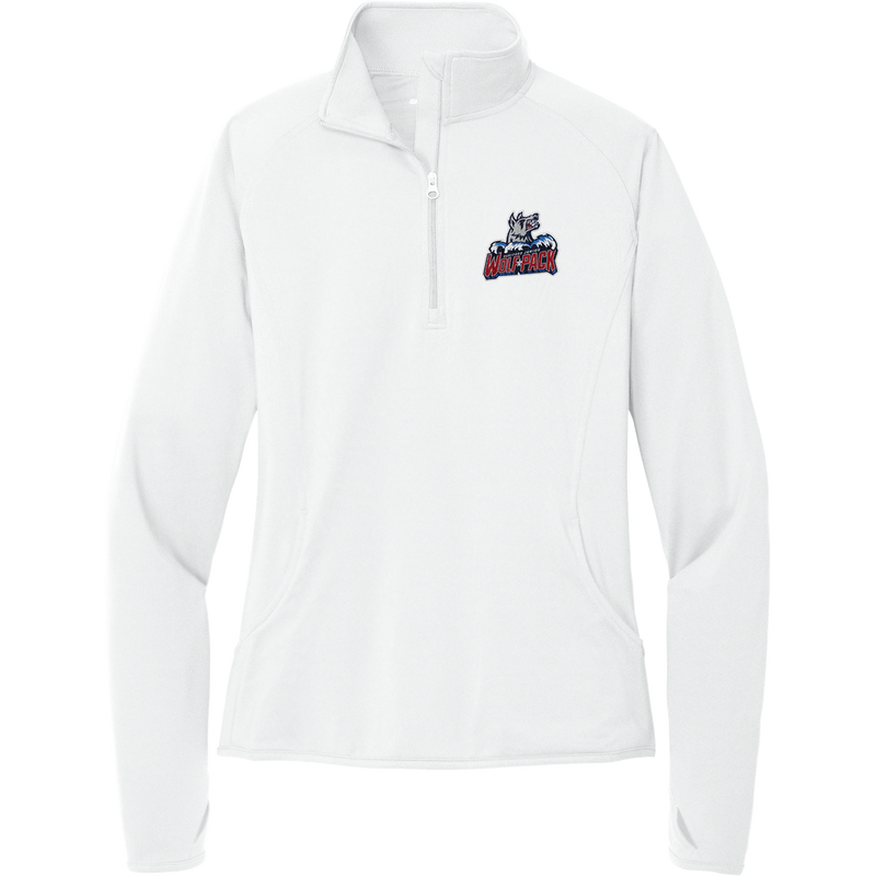 Hartford Jr. Wolfpack Ladies Sport-Wick Stretch 1/4-Zip Pullover