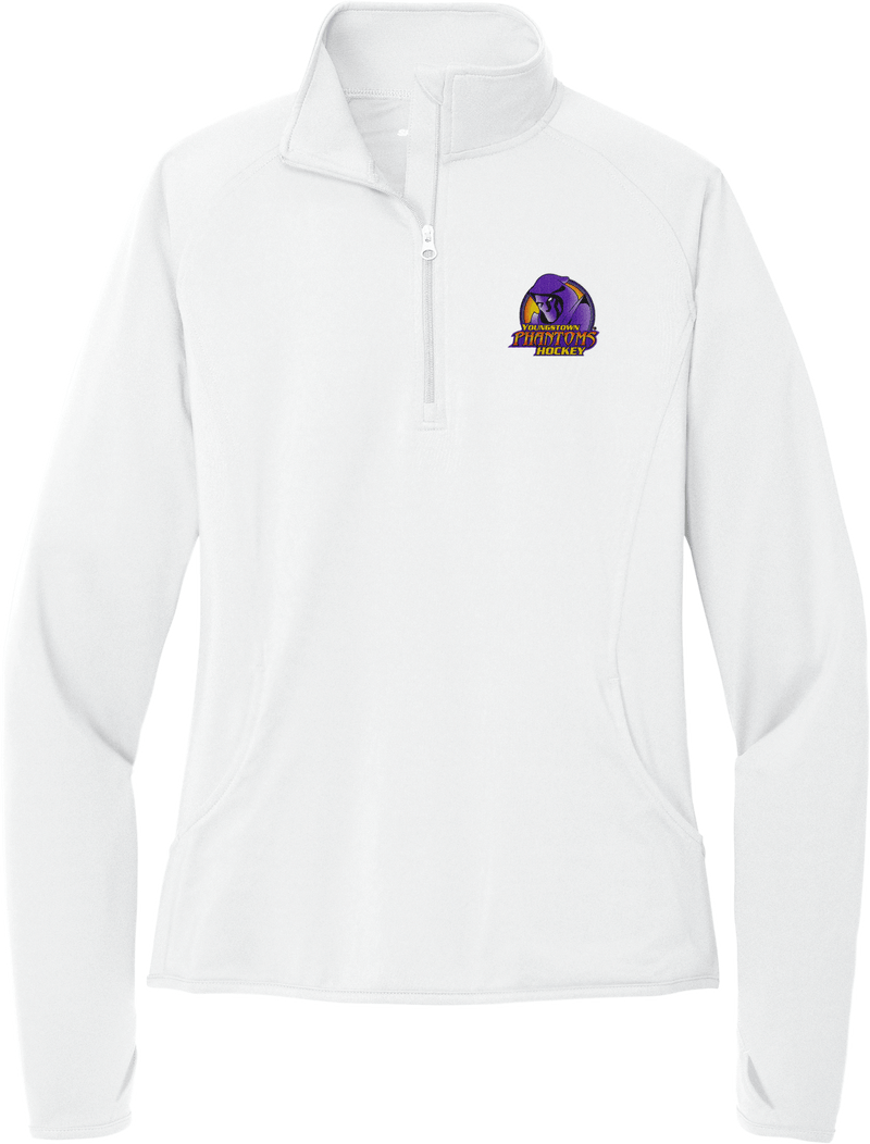 Youngstown Phantoms Ladies Sport-Wick Stretch 1/4-Zip Pullover