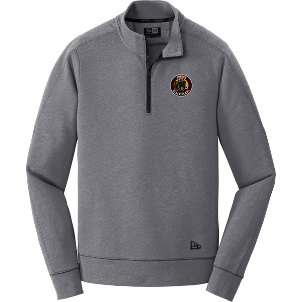 MD Jr. Black Bears New Era Tri-Blend Fleece 1/4-Zip Pullover