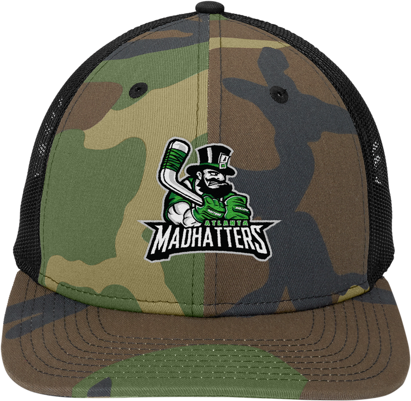 Atlanta Madhatters New Era Snapback Low Profile Trucker Cap