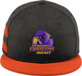 Youngstown Phantoms New Era Shadow Heather Striped Flat Bill Snapback Cap