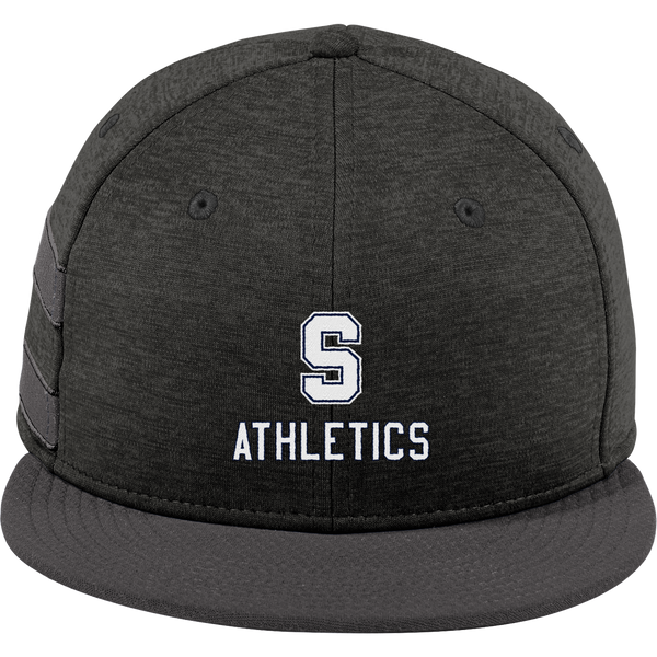 Midd South Athletics New Era Shadow Heather Striped Flat Bill Snapback Cap