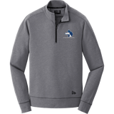 Pittsburgh Huskies New Era Tri-Blend Fleece 1/4-Zip Pullover