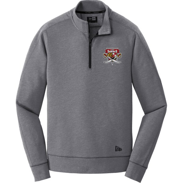 SOMD Lady Sabres New Era Tri-Blend Fleece 1/4-Zip Pullover