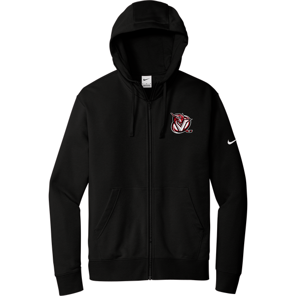 Venom Hockey Club Nike Club Fleece Sleeve Swoosh Full-Zip Hoodie