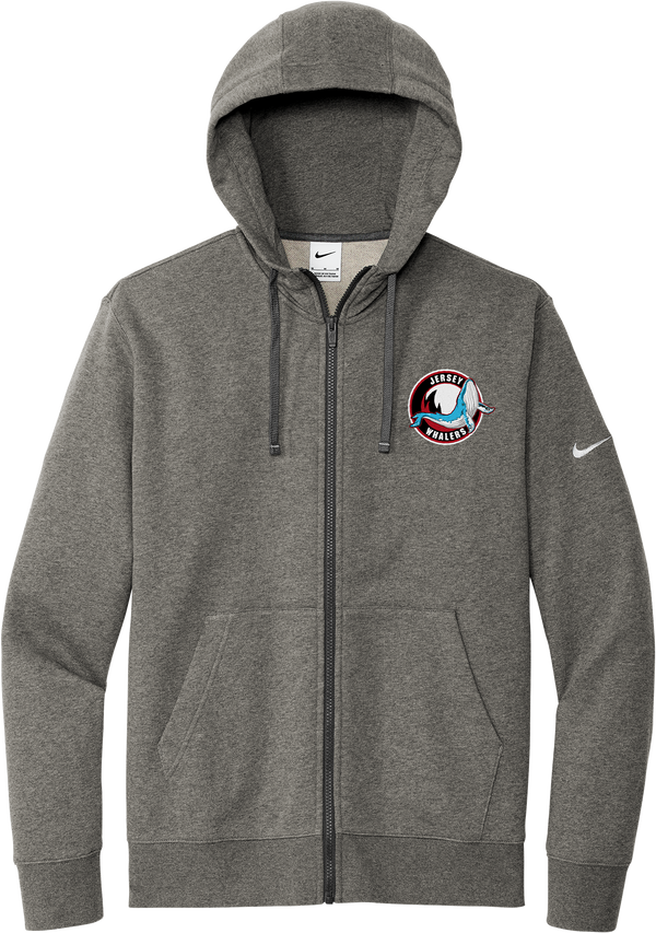 Jersey Shore Whalers Nike Club Fleece Sleeve Swoosh Full-Zip Hoodie