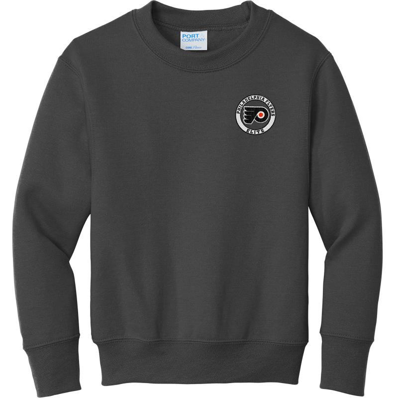 Philadelphia Flyers Elite Youth Core Fleece Crewneck Sweatshirt