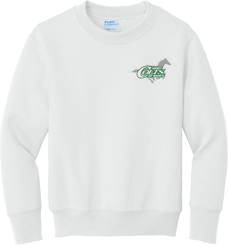 NJ Colts Youth Core Fleece Crewneck Sweatshirt