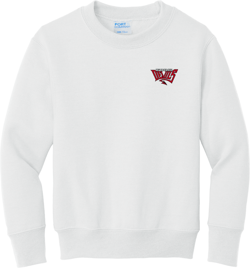 York Devils Youth Core Fleece Crewneck Sweatshirt