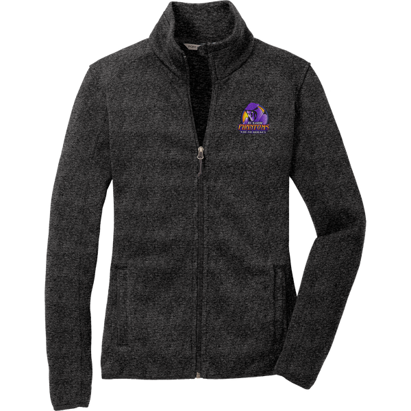 Jr. Phantoms Ladies Sweater Fleece Jacket