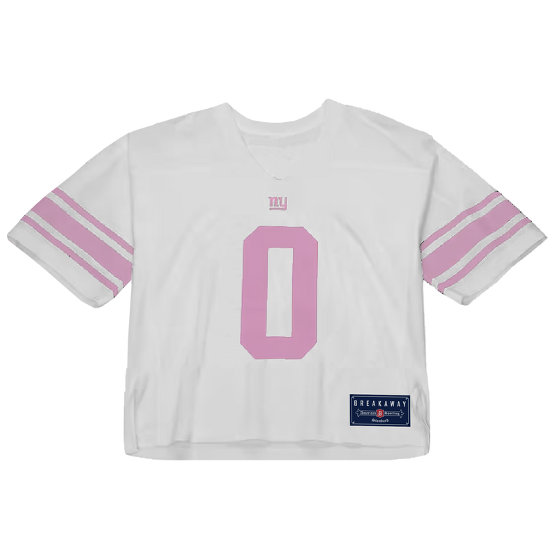 NY Giants Toddler Jersey - White/Pink