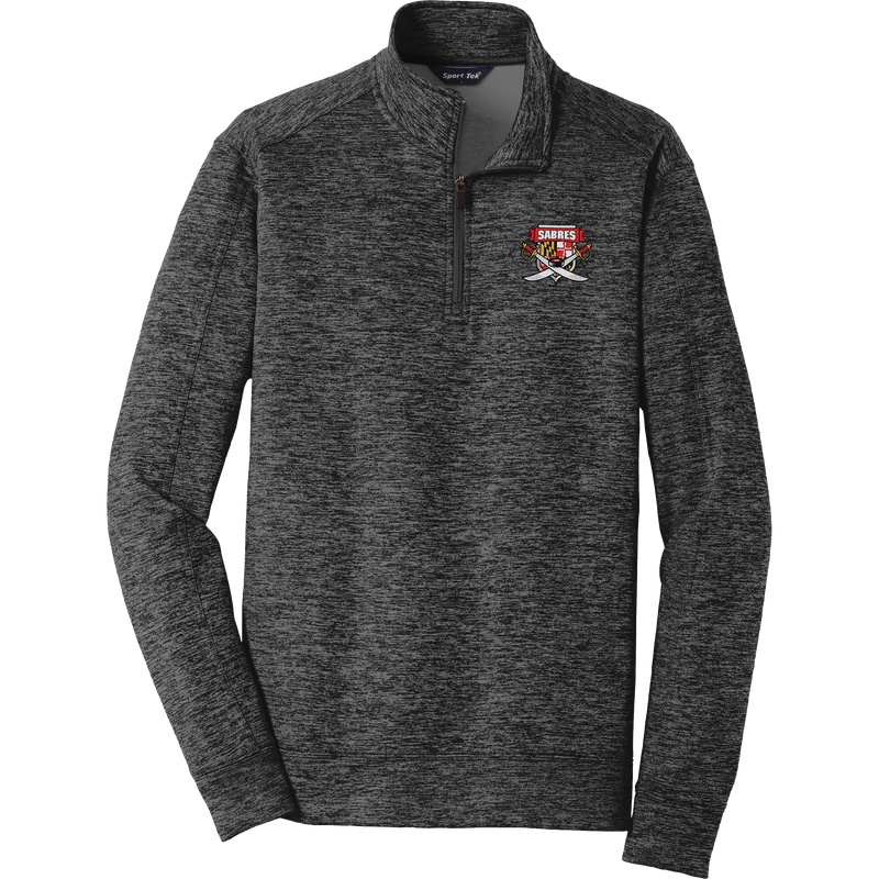 SOMD Sabres PosiCharge Electric Heather Fleece 1/4-Zip Pullover