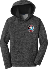 Jersey Shore Whalers Youth PosiCharge Electric Heather Fleece Hooded Pullover