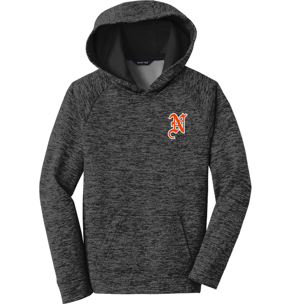 Midd North Hockey Youth PosiCharge Electric Heather Fleece Hooded Pullover