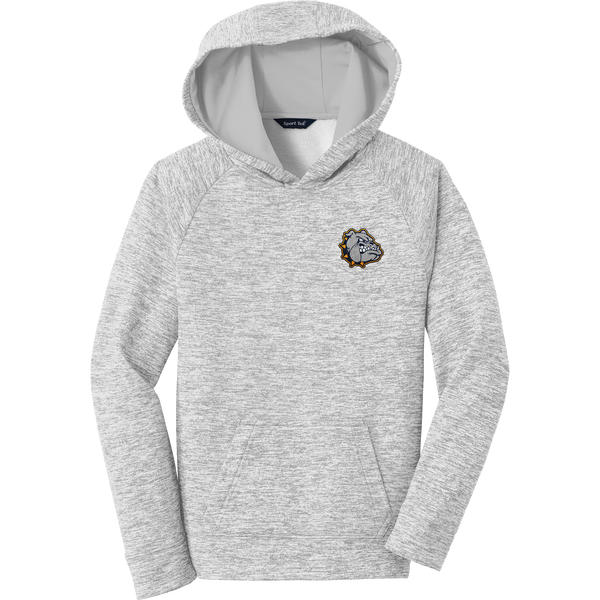 Chelsea Bulldogs Youth PosiCharge Electric Heather Fleece Hooded Pullover