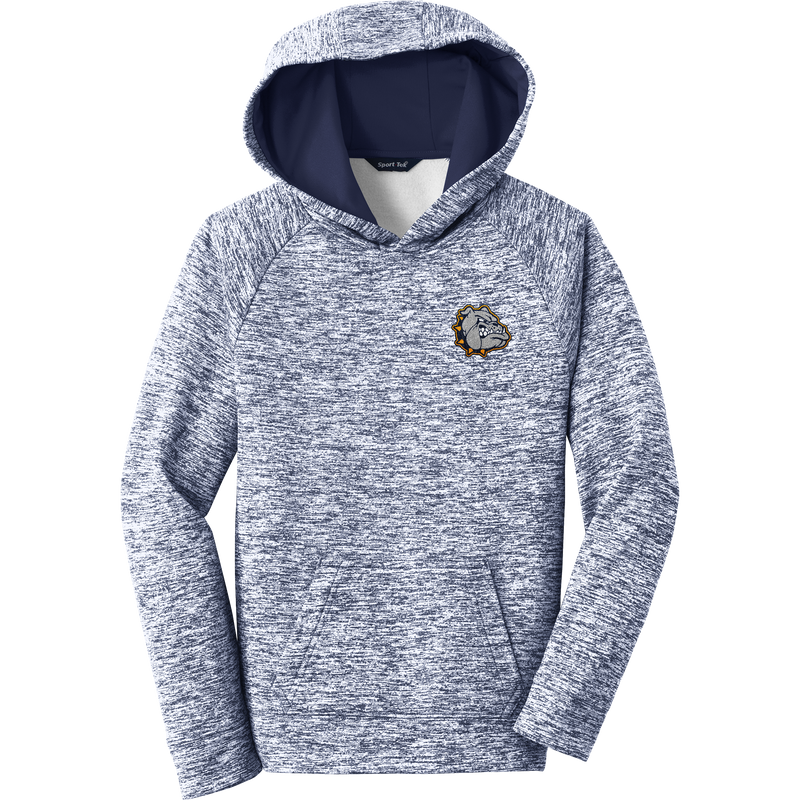 Chelsea Bulldogs Youth PosiCharge Electric Heather Fleece Hooded Pullover