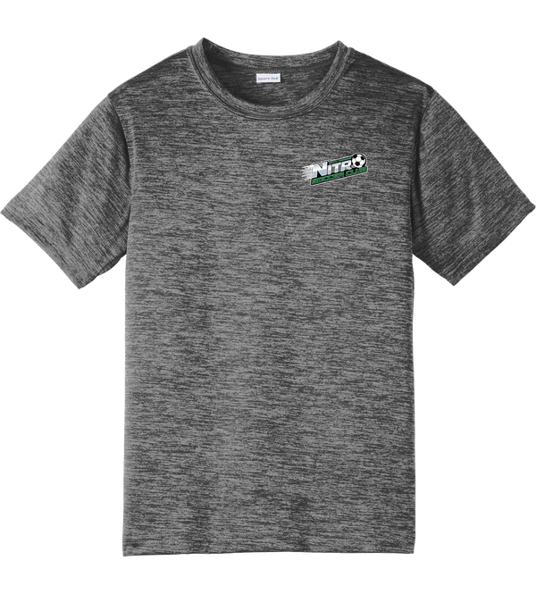 Nitro Soccer Youth PosiCharge Electric Heather Tee