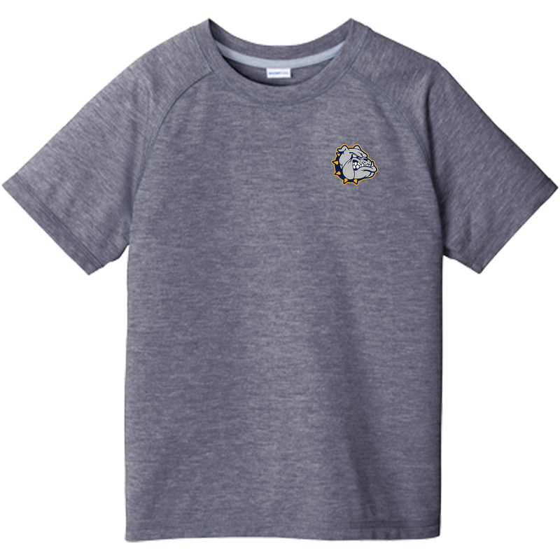 Chelsea Bulldogs Youth PosiCharge Tri-Blend Wicking Raglan Tee